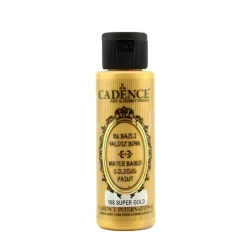 Akril boya-metallik Cadence Waterbased Gilding Paint 108 Super Gold 70 ml