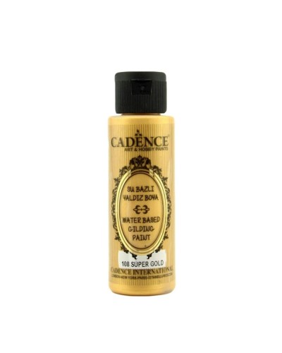 Akril boya-metallik Cadence Waterbased Gilding Paint 108 Super Gold 70 ml