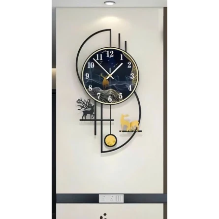 Настенные часы Ареон олень подробный декор для дома