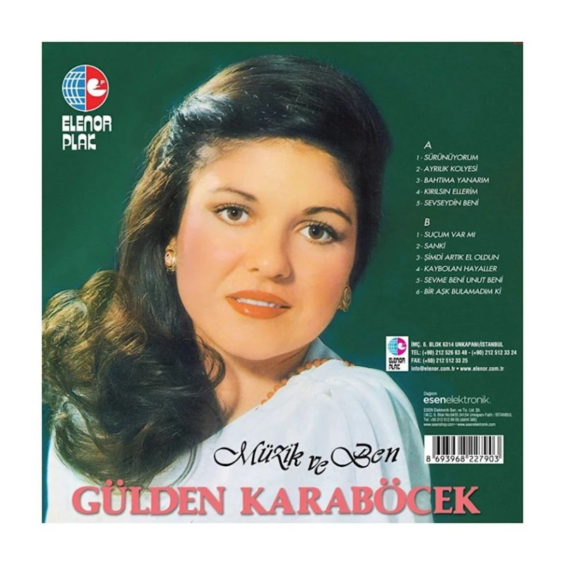 Виниловая пластинка Elenor Plak Gülden Karaböcek - Müzik ve ben