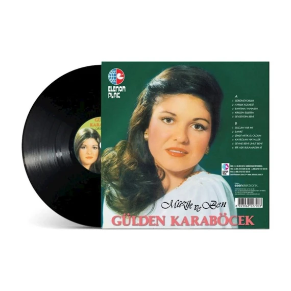 Виниловая пластинка Elenor Plak Gülden Karaböcek - Müzik ve ben