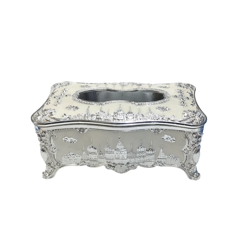 Салфетница VM54 серебристая, 22x13x10 см Салфетница VM54 серебристая, 22x13x10 см