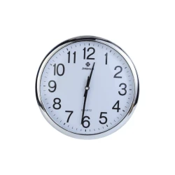 Настенные часы Avroluks AV-168, круг, пластик, белый/серебристый, 30 см Настенные часы Avroluks AV-168, круг, пластик, белый/серебристый, 30 см