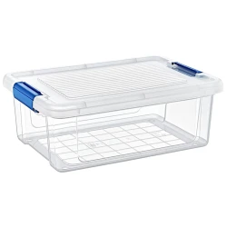 Контейнер для хранения продуктов Hobby Life Glassy 21214, 12 л, 41.3x29.2x15.3 см, пластик, прозрачный