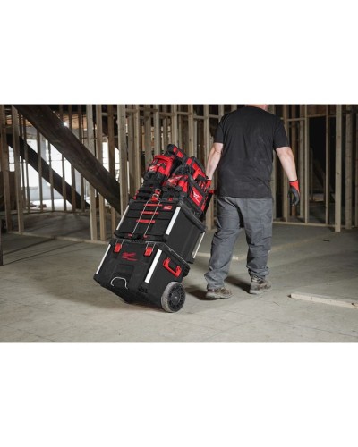 Qutu-araba Milwaukee Packout 2+1 Drawer Tool Box, 560x410x360 mm, qara
