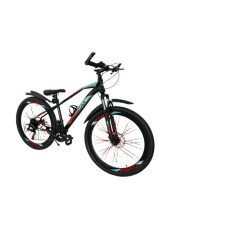 Velosiped Velostrim Strim-Siberia, qırmızı/yaşıl, ölçü 24