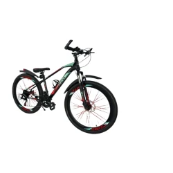 Велосипед Velostrim Strim-Siberia, красный/зеленый, размер 24