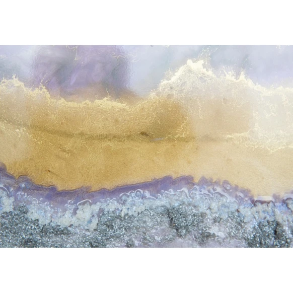 Настенные часы Art by Ulviya Kakhramanova Лиловые фантазии, смола/краска, 70 см Настенные часы Art by Ulviya Kakhramanova Лиловые фантазии, смола/краска, 70 см