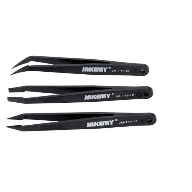 Набор пинцетов Jakemy JM-T11 (3шт) Набор пинцетов Jakemy JM-T11 (3шт)