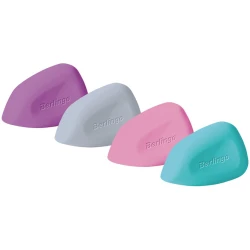 Ластик Berlingo Ergonomic Pro, резина, 50x32x15 мм, товар в ассортименте