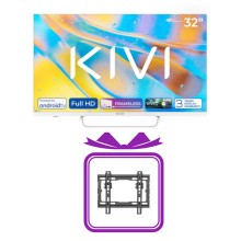 Televizor Kivi 32F760QW + Kronşteyn hədiyyə