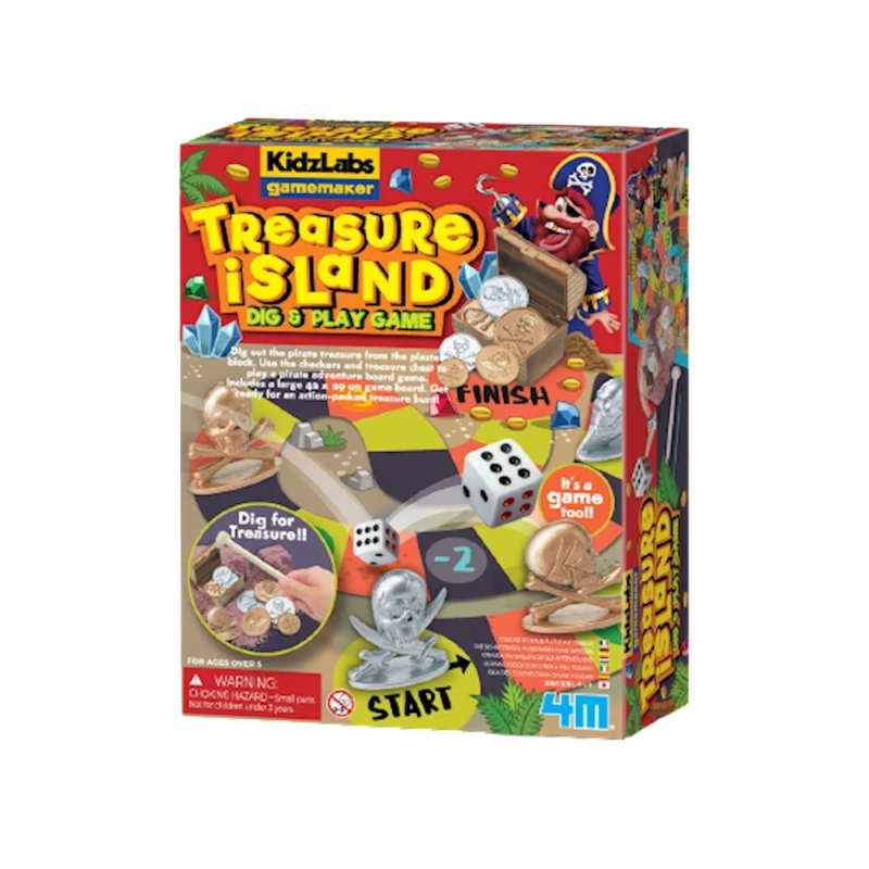 Набор 4M Kidz Labs Treasure Island Dig & Play Game Набор 4M Kidz Labs Treasure Island Dig & Play Game