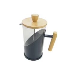 Френч-пресс BJ60 черный, стекло/дерево, 600 мл Френч-пресс BJ60 черный, стекло/дерево, 600 мл