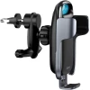 Автомобильный держатель для телефона с беспроводной зарядкой Baseus Aurora Electric Holder, Черный Автомобильный держатель для телефона с беспроводной зарядкой Baseus Aurora Electric Holder, Черный
