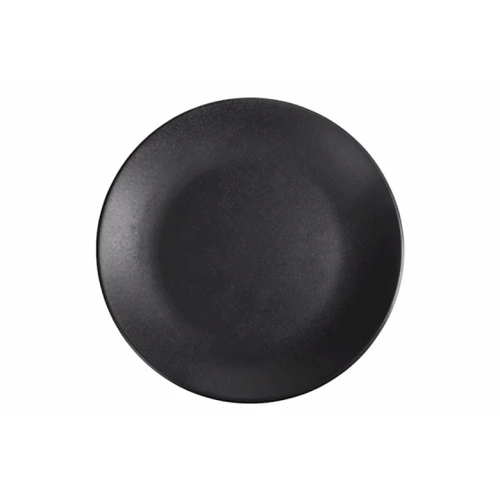Тарелка Porland Seasons, фарфор, черная, 30 см