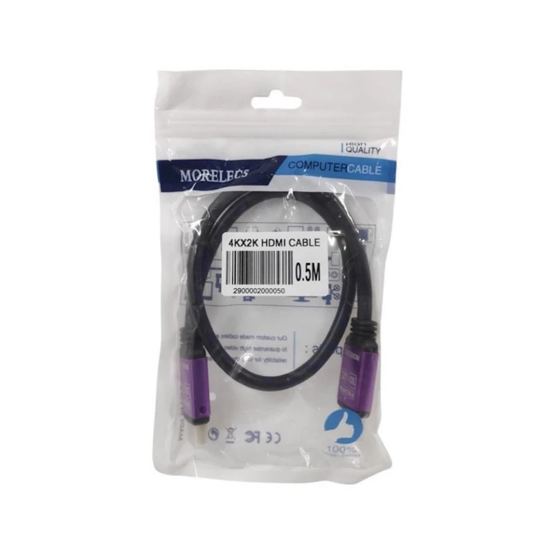 HDMI кабель Morelec 2.0 2K 4K 0.5 m