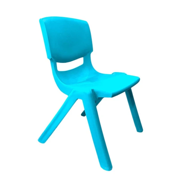 Стул, садовый и домашний, пластиковый, детский, синий