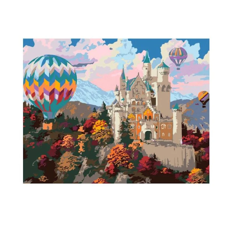 Nömrələr üzrə rəsm çəkmə Rosa Start Dream Сastle, 35х45 sm Nömrələr üzrə rəsm çəkmə Rosa Start Dream Сastle, 35х45 sm