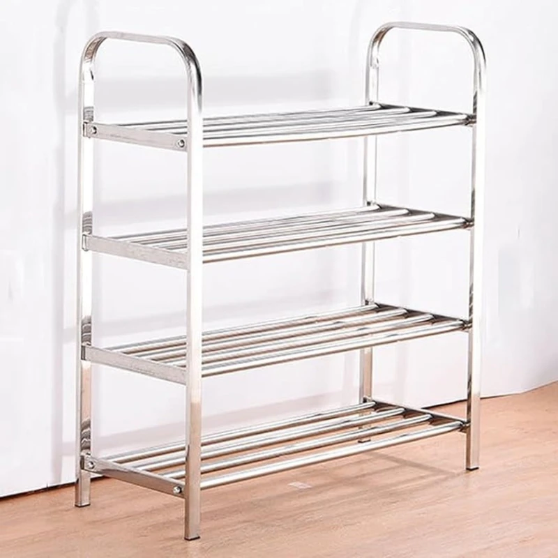 Ayaqqabı üçün stellaj 792, paslanmayan polad, gümüşü, 15x60x66 sm Ayaqqabı üçün stellaj 792, paslanmayan polad, gümüşü, 15x60x66 sm