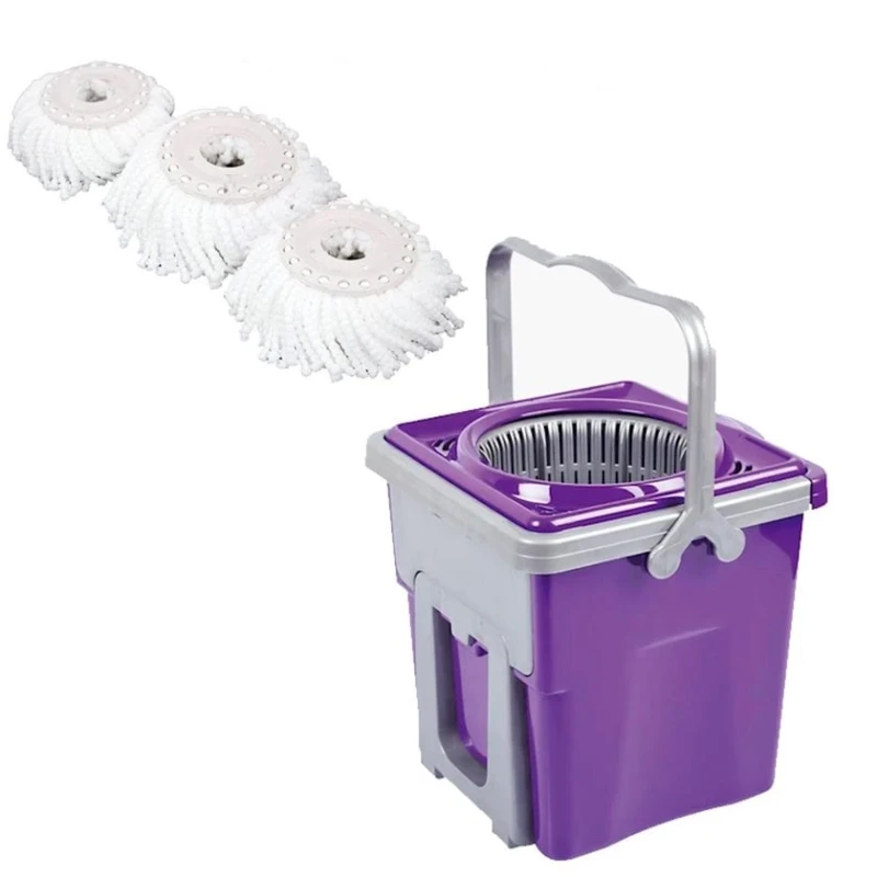 Təmizlik üçün dəst süpürgə sıxma və vedrə ilə döşəmə yuma üçün Planet 001, 9 l, bənövşəyi Təmizlik üçün dəst süpürgə sıxma və vedrə ilə döşəmə yuma üçün Planet 001, 9 l, bənövşəyi