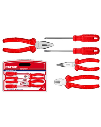 Alət dəsti Emtop EPLS0501, 5 parça
