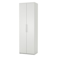 Şkaf Art Mebel Art-60-1, LDSP, ağ, 50x60x210 sm