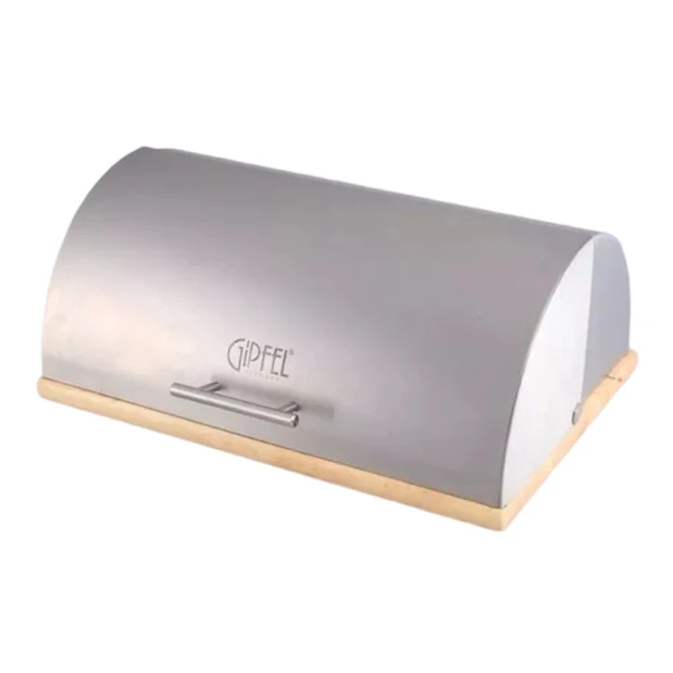 Хлебница Gipfel Iride 51952, нержавеющая сталь, бамбук, 39.5х28х16.5 см Хлебница Gipfel Iride 51952, нержавеющая сталь, бамбук, 39.5х28х16.5 см