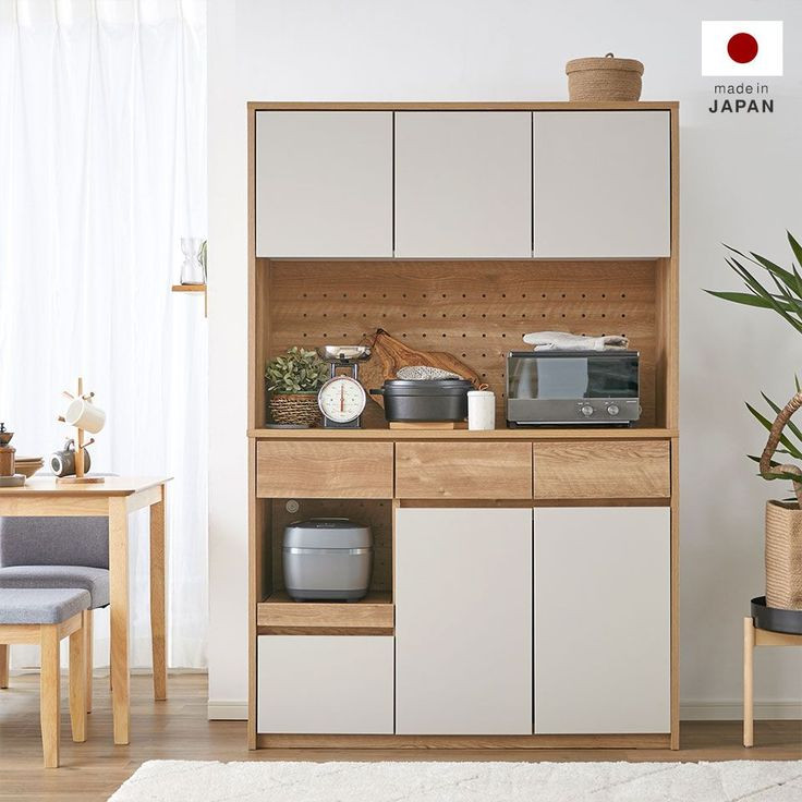 Кухонный буфет Elegant Wood ZARR193, ламинат, 160х57х230 см