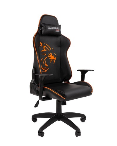 Oyun kreslosu Chairman Game 40 72x135 sm, qara/narıncı