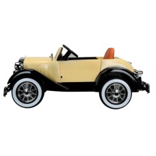 Uşaq elektrik avtomobili Retro Ride Bej