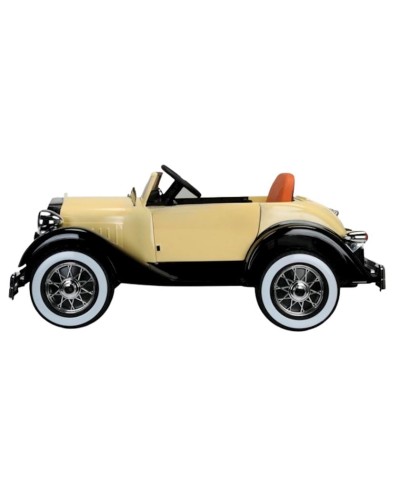 Uşaq elektrik avtomobili Retro Ride Bej