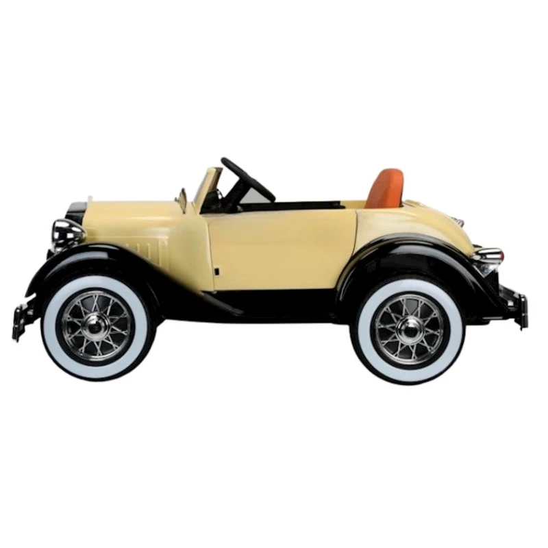 Детский электромобиль Retro Ride Бежевый Детский электромобиль Retro Ride Бежевый