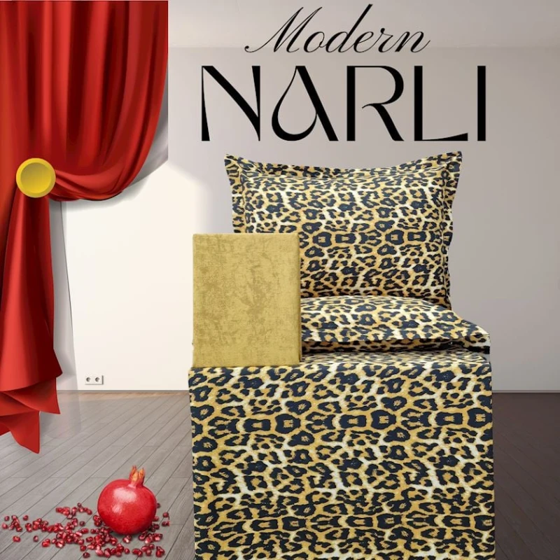 Комплект постельного белья Nar-Lı-001056, простыня 240x260 см, пододеяльник 200x220 см, наволочки 2 шт x 50x70 см, двуспальный, хлопок, разноцветный Комплект постельного белья Nar-Lı-001056, простыня 240x260 см, пододеяльник 200x220 см, наволочки 2 шт x 50x70 см, двуспальный, хлопок, разноцветный