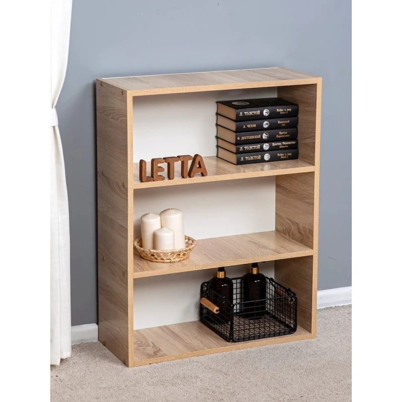 Стеллаж Letta Ultra, бежевый, ЛДСП, 78x60x24 см Стеллаж Letta Ultra, бежевый, ЛДСП, 78x60x24 см