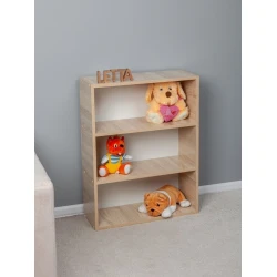 Стеллаж Letta Ultra, бежевый, ЛДСП, 78x60x24 см Стеллаж Letta Ultra, бежевый, ЛДСП, 78x60x24 см