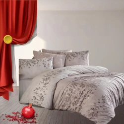 Комплект постельного белья Narlı 001114, пододеяльник 160x220 см, простыня 180x240 см, наволочка 50х70 см, односпальный, хлопок, разноцветный