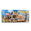 Ekskavator Dorj Toy Engineering Truck, 26x70 sm, plastik, sarı