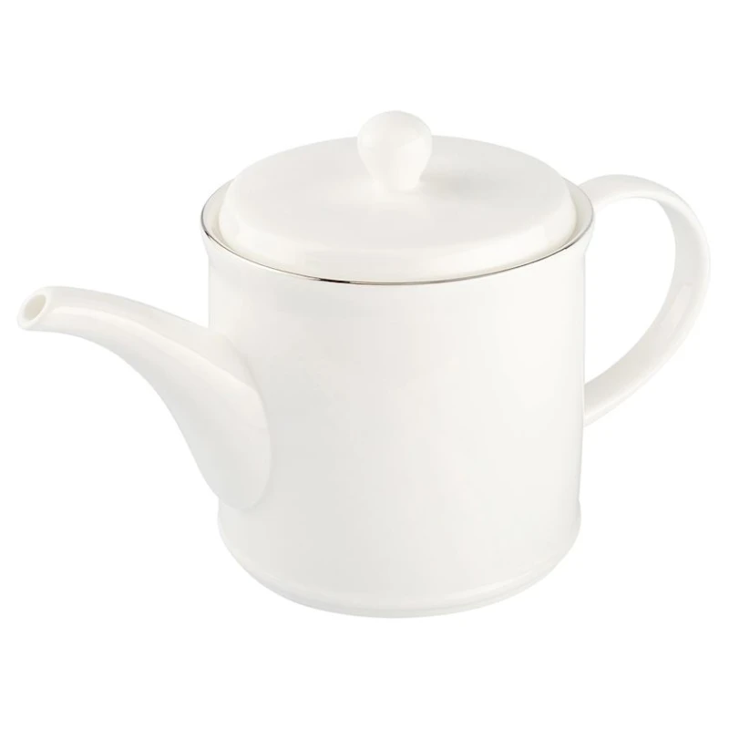 Заварной чайник Gipfel Platinum 51540, 1000 мл, фарфор, белый