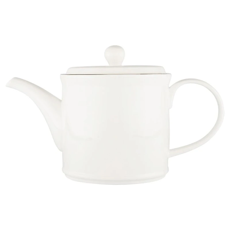 Заварной чайник Gipfel Platinum 51540, 1000 мл, фарфор, белый