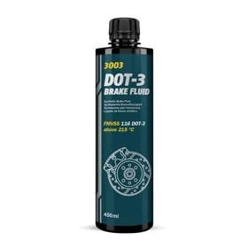 Тормозная жидкость Mannol DOT-3 Brake Fluid 3003, 450 мл Тормозная жидкость Mannol DOT-3 Brake Fluid 3003, 450 мл