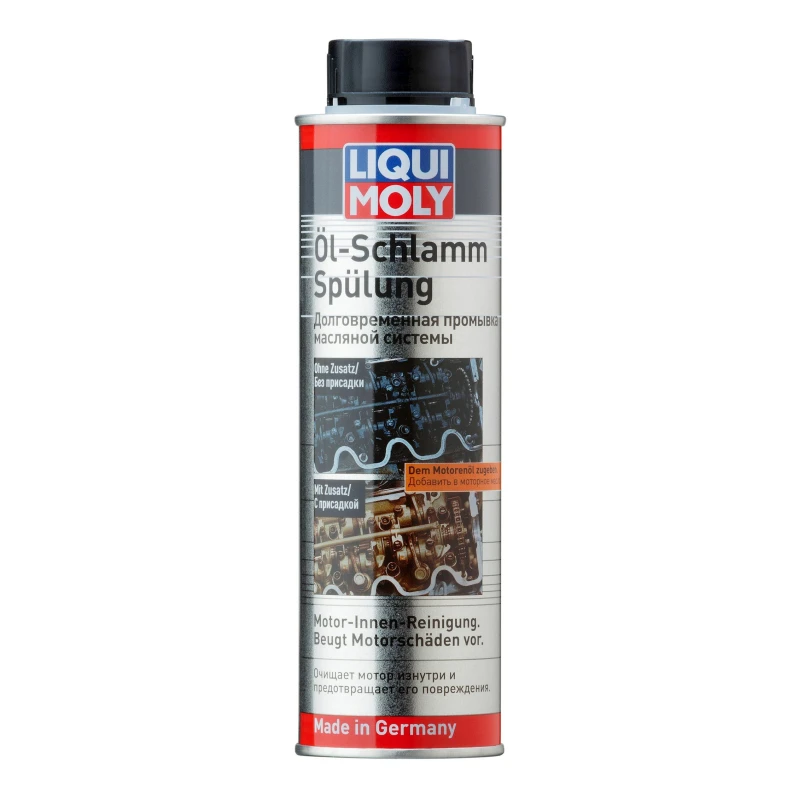 Долговременная промывка масляной системы Liqui Moly Oil-Schlamm-Spulung 1990/5200, 300 мл Долговременная промывка масляной системы Liqui Moly Oil-Schlamm-Spulung 1990/5200, 300 мл