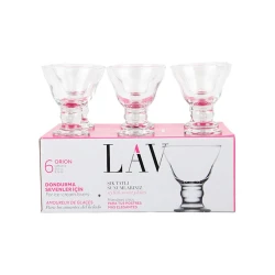 Набор креманок Lav 112x100x63 мм, стекло, 6 шт