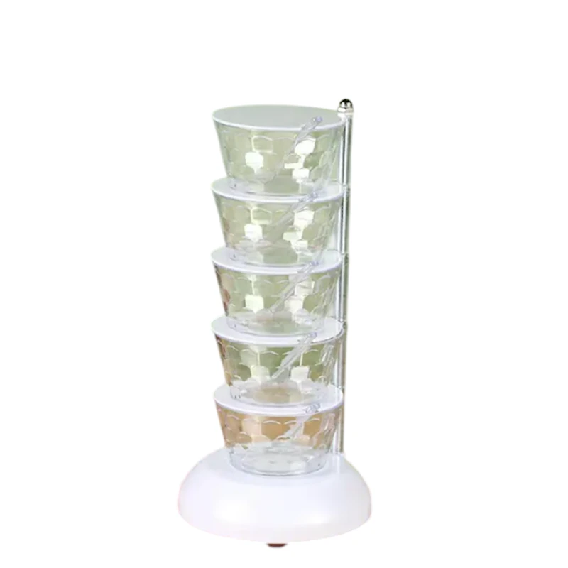 Органайзер для специй UM001001069, 28x15x15 см, белый, 5 шт