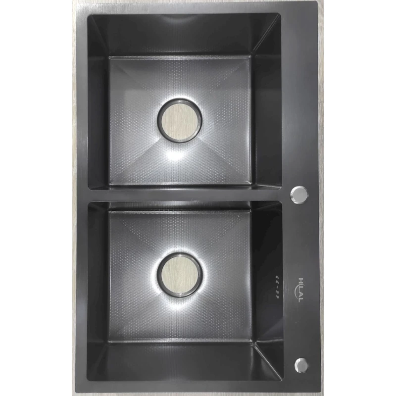 Кухонная мойка Hilal 7550_Qara Кухонная мойка Hilal 7550_Qara