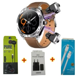 Умные часы Smart Watch T95 Silver Brown + Free Gift