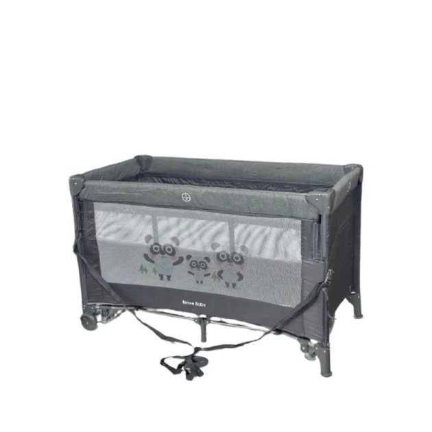 Манеж-кровать Brave Baby 802_001, серая Манеж-кровать Brave Baby 802_001, серая