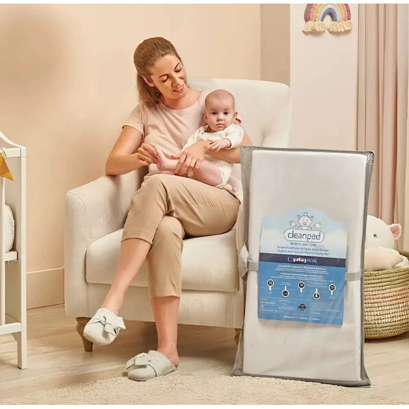 Матрасик для пеленания Yataş Cleanped, 40x80 см, белый Матрасик для пеленания Yataş Cleanped, 40x80 см, белый