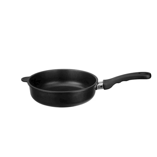 Глубокая сковородка Leggno Black Premium BLK2200TD24IND, 24 см, чугунная, черный Глубокая сковородка Leggno Black Premium BLK2200TD24IND, 24 см, чугунная, черный