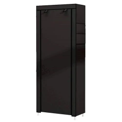 Портативный шкаф YSM-1190 Black, напольный, 60x30x160 см, нержавеющая сталь/ткань, черный Портативный шкаф YSM-1190 Black, напольный, 60x30x160 см, нержавеющая сталь/ткань, черный
