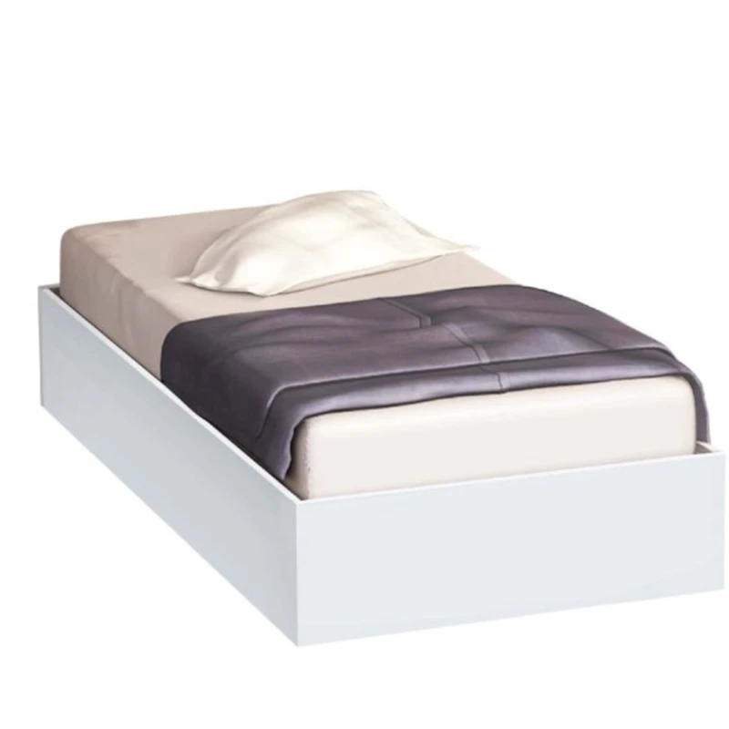 Bir nəfərlik çarpayı Art_tek_yataq(120) 97, laminat, ağ, 85x120x200 sm